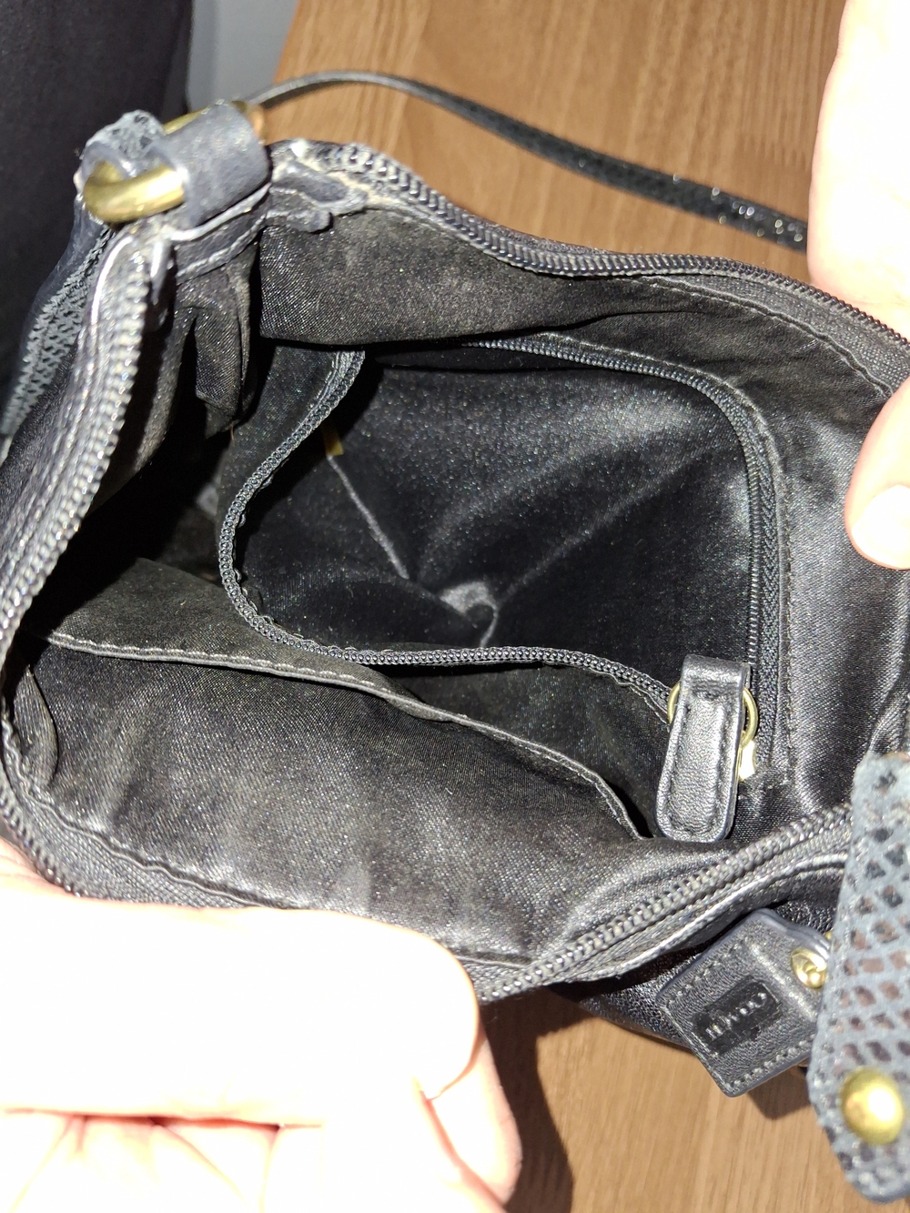 Coach Black Leather Crossbody Bag - Picture 16 of 16